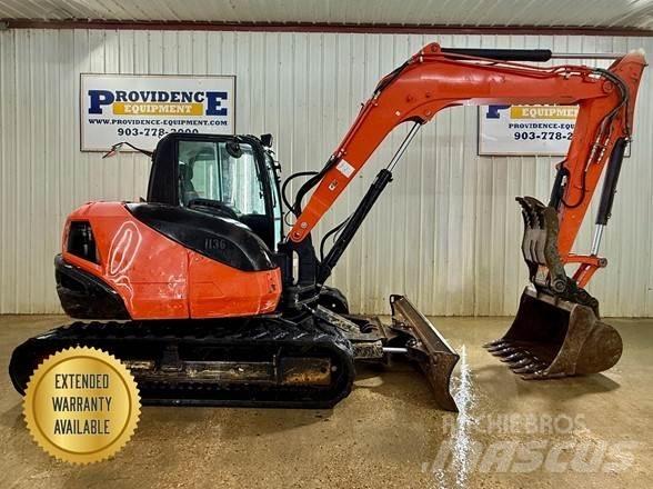 Kubota KX080-4 Beltegraver