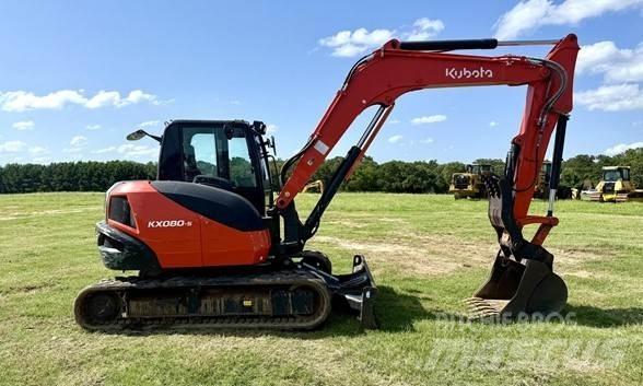 Kubota KX080-5 Beltegraver
