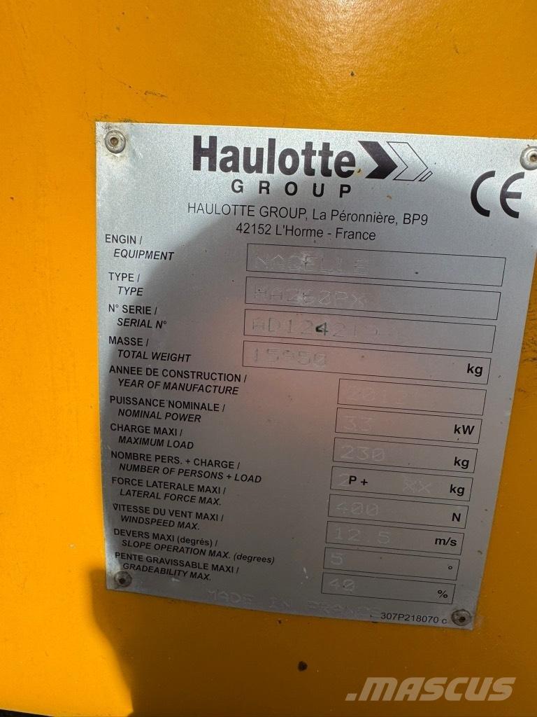 Haulotte HA 260 PX Leddede bomlifter