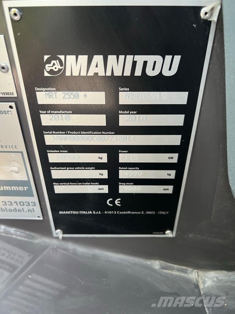 Manitou Mrt 2550 Teleskoplastere