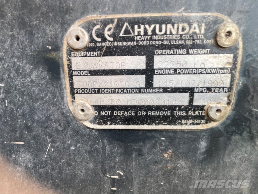 Hyundai 210-9 Beltegraver