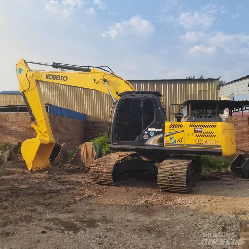 Kobelco SK200D Beltegraver