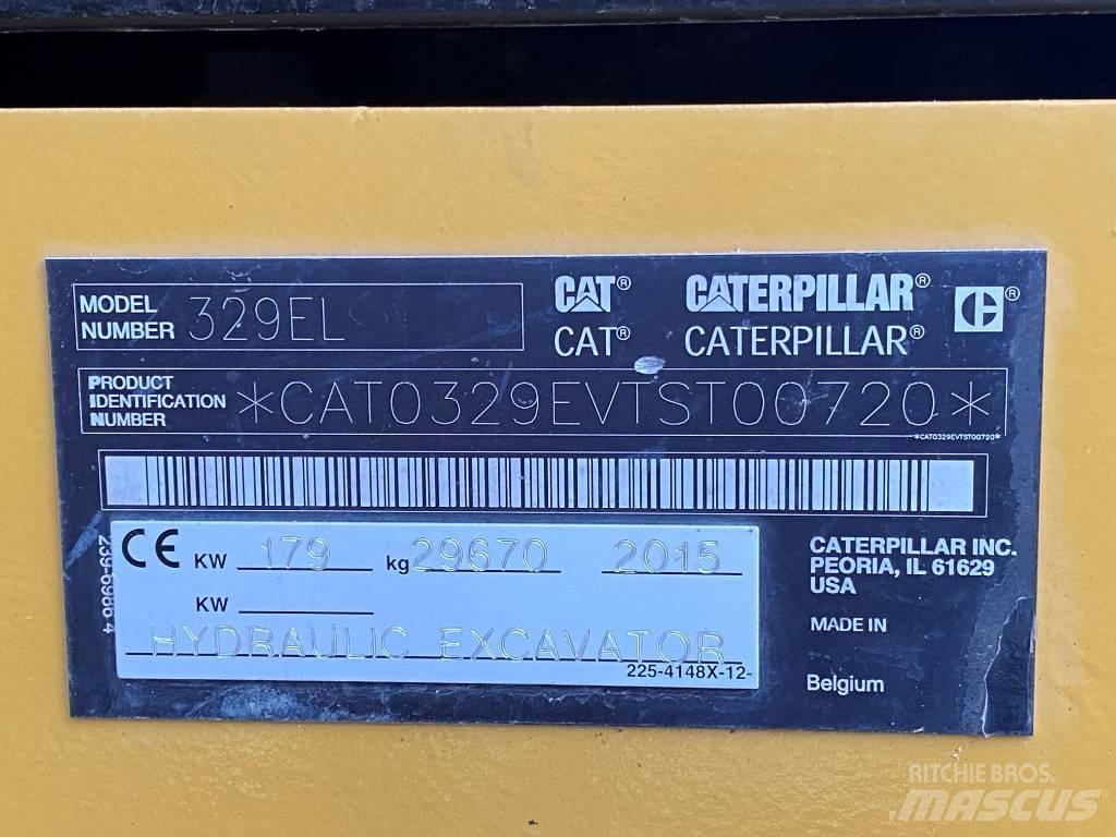 CAT 329 EL Beltegraver
