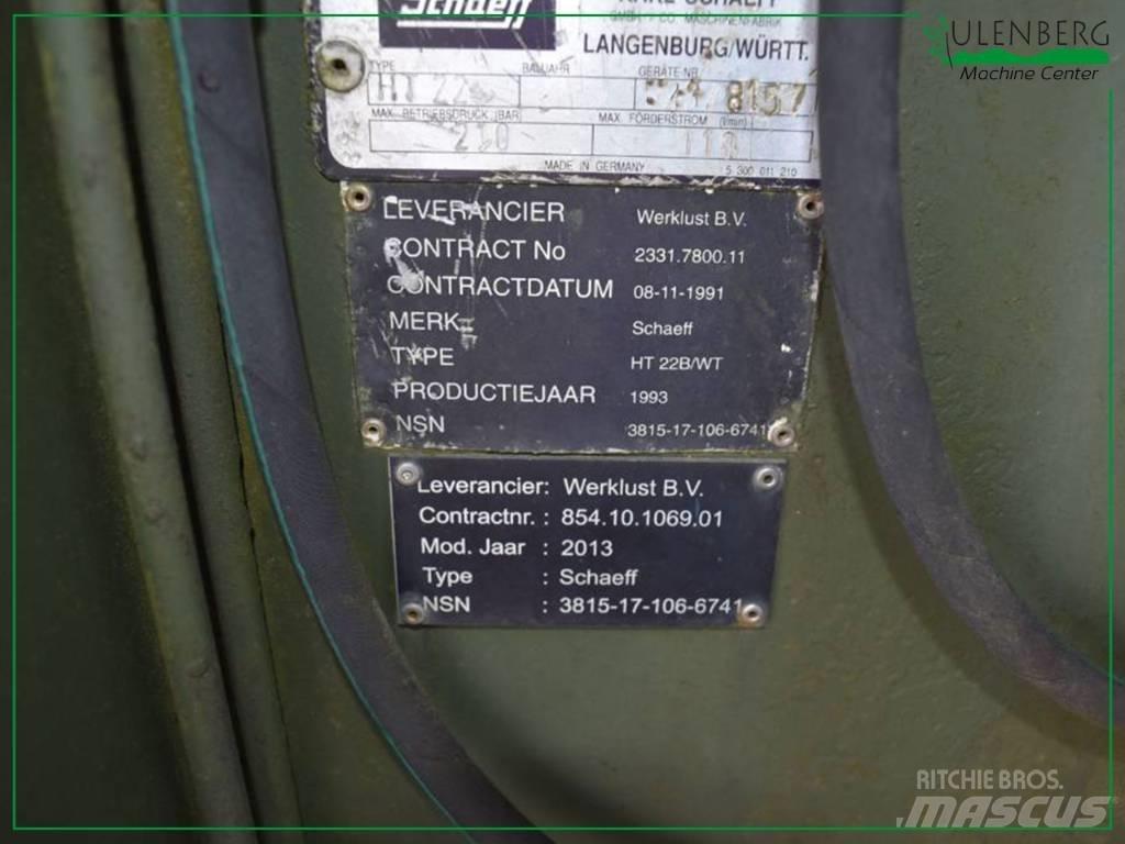 Schaeff HT22B/WT Spesialtilpassede gravemaskiner