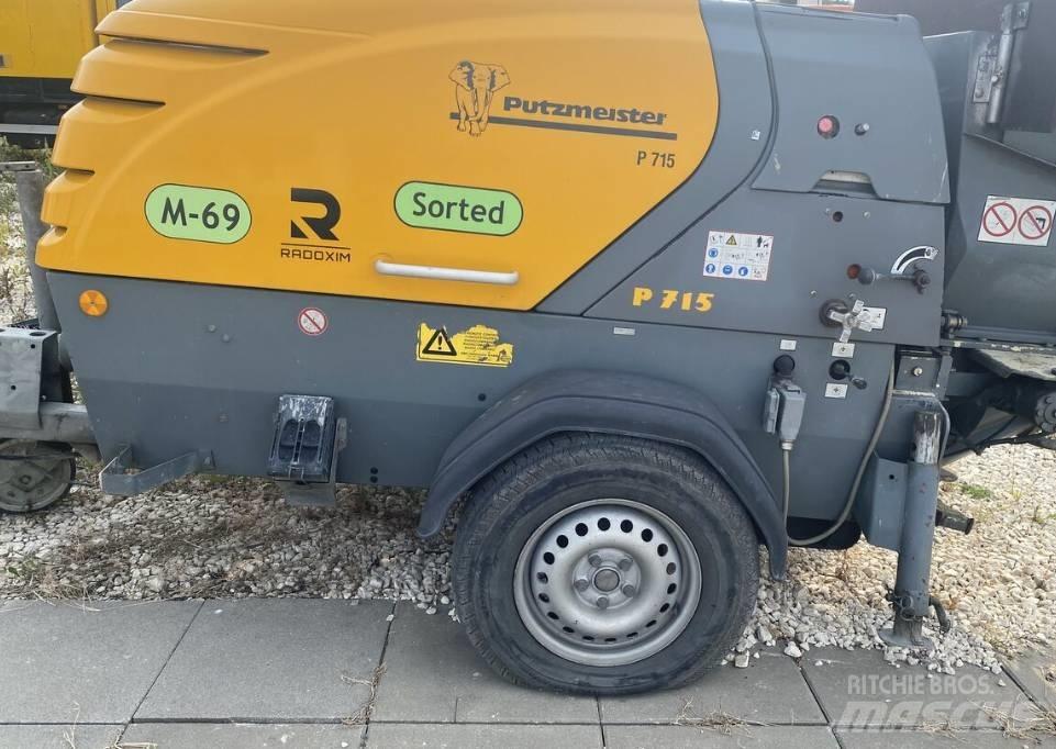 Putzmeister P 715 TD Betongpumpe biler