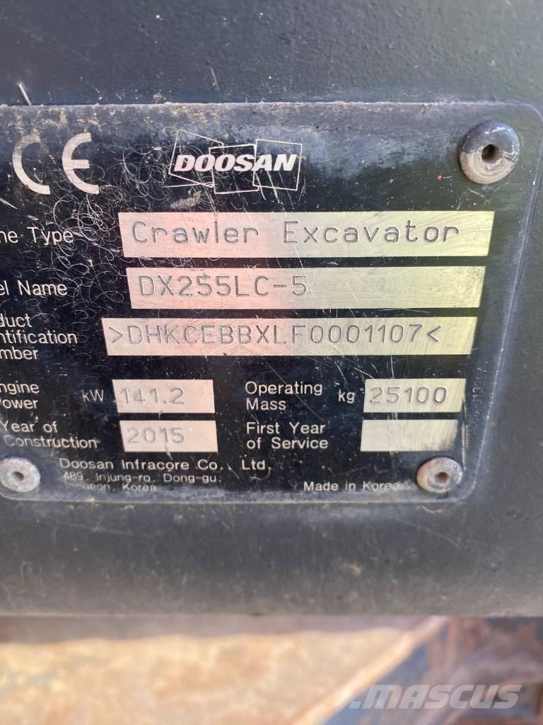 Doosan DX 255 LC-5 Beltegraver