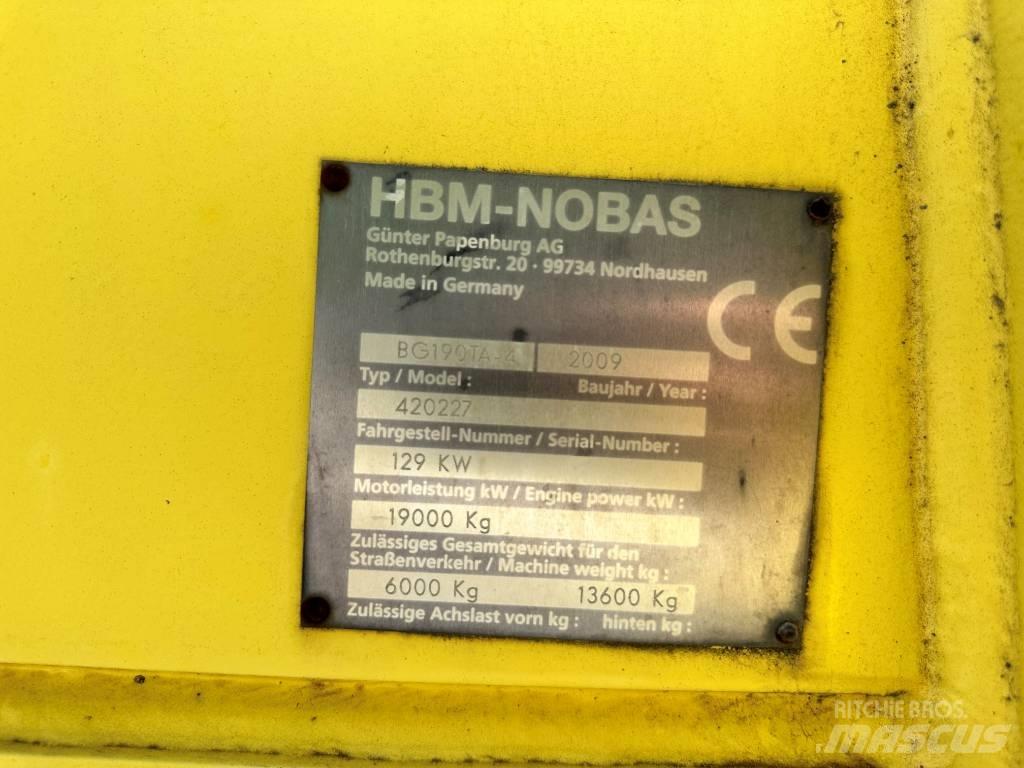 HBM-Nobas BG190TA-4 Veihøvler