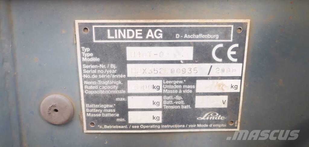 Linde H40T-01 Propan trucker