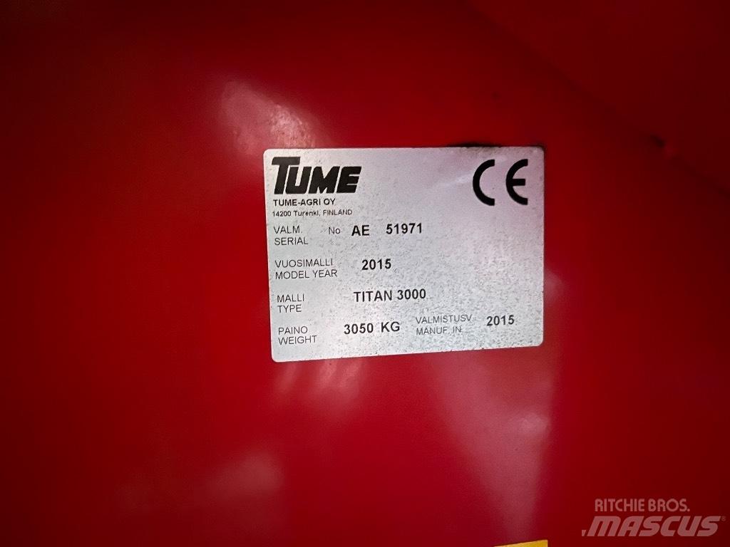 Tume Titan3000 Kombinerte såmaskiner