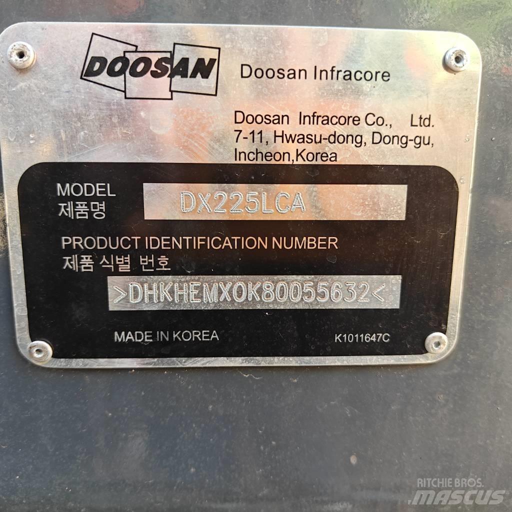 Doosan DX 225 LCA Beltegraver