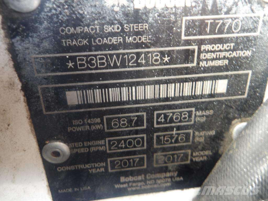 Bobcat T 770 Beltelastere