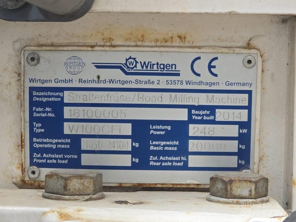 Wirtgen W 100 CFI Asfalt-kaldfresere