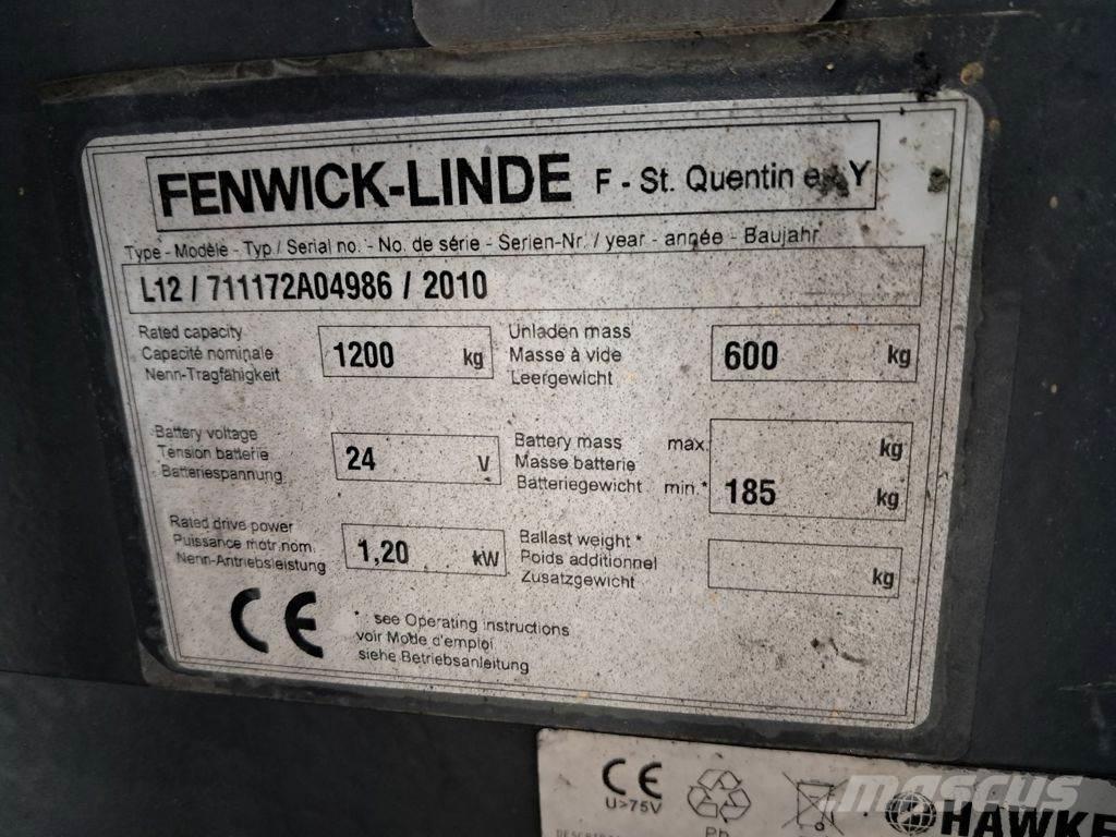 Linde L12 Ledestablere