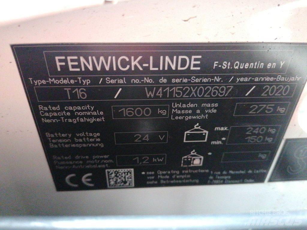 Linde T16 Lavtløftende truck