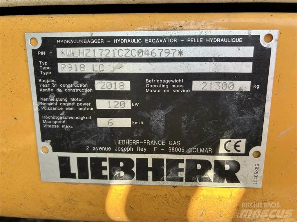 Liebherr R918 LC Beltegraver