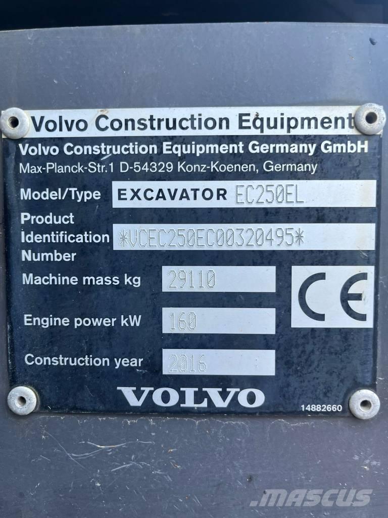Volvo EC 250 E Beltegraver