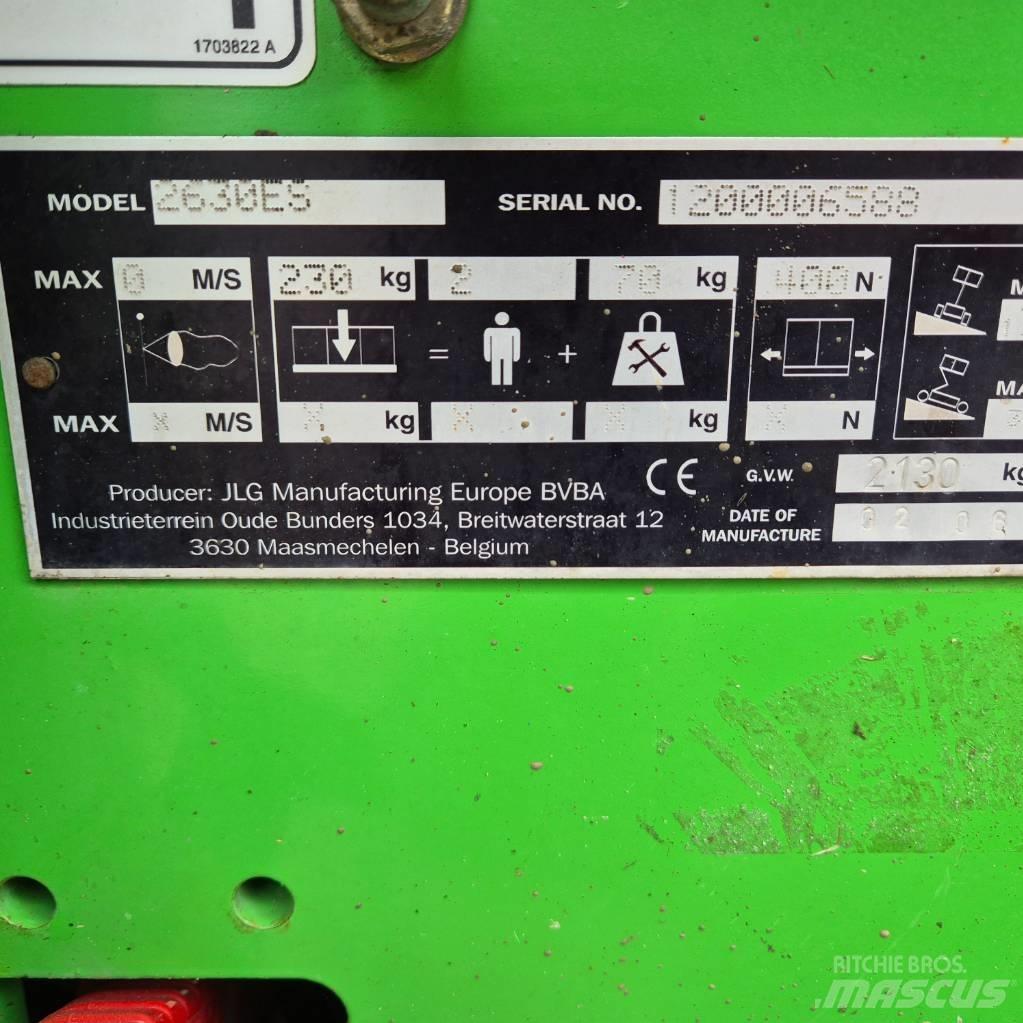 JLG 2630 ES Sakselifter