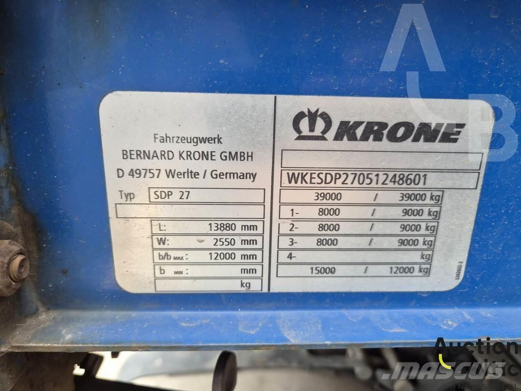 Krone SDP 27 Gardintrailer