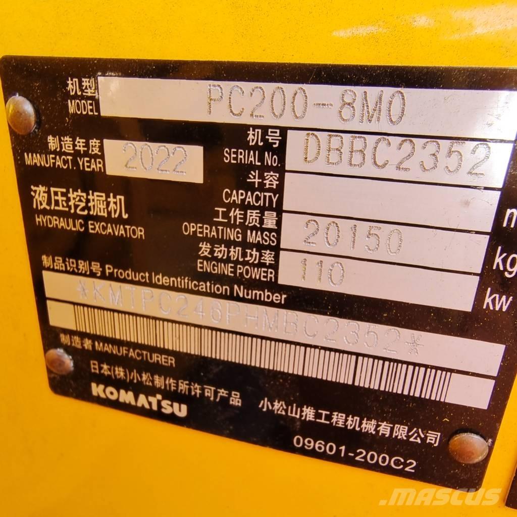 Komatsu PC 200 Beltegraver