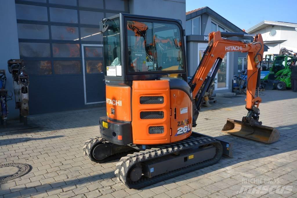 Hitachi ZX 26 U-6 Minigravere <7t