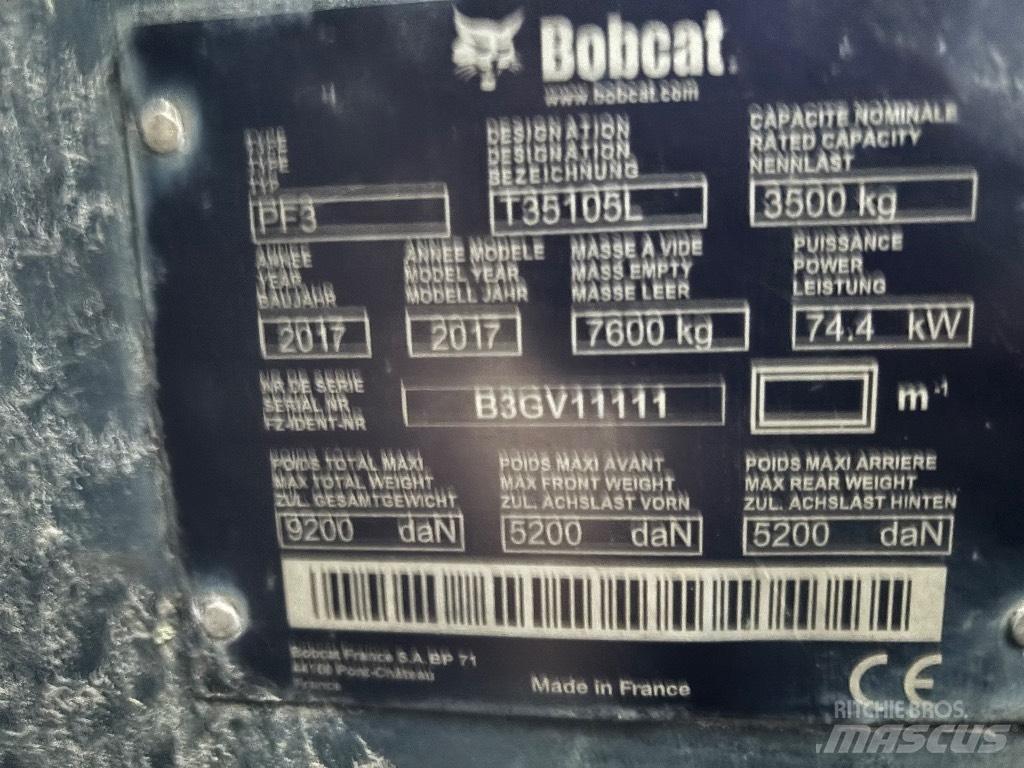 Bobcat T 35.105 L Teleskoplastere