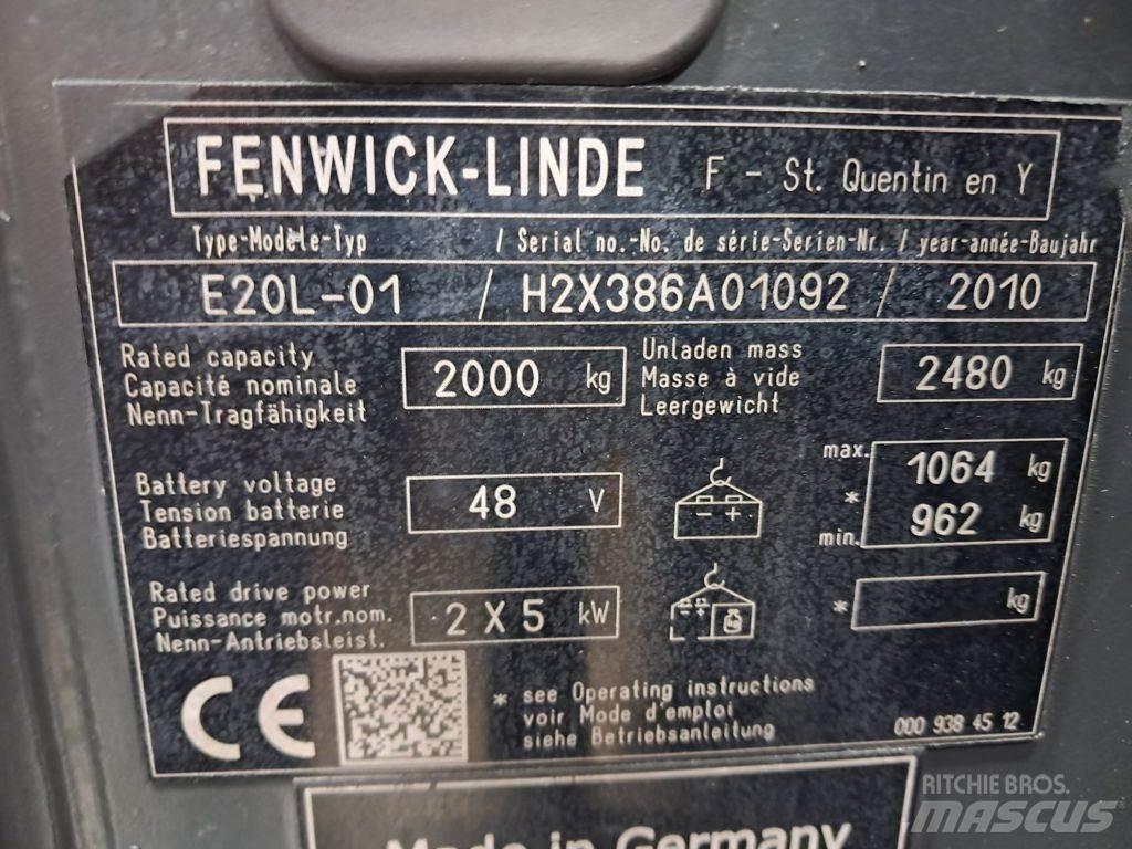 Linde E20L-01 Gaffeltrucker - Annet