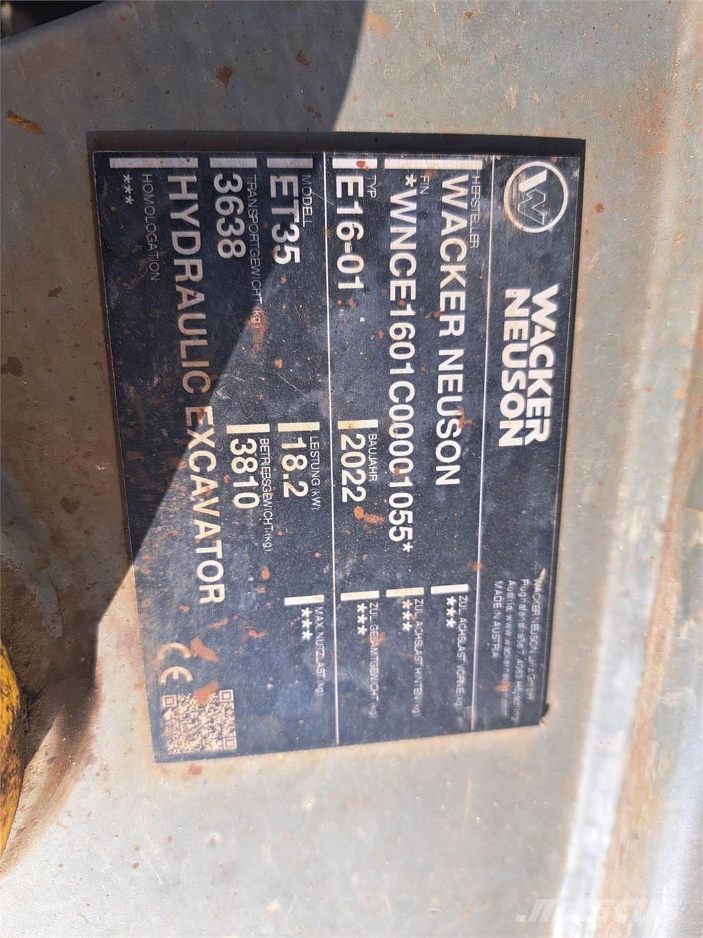 Wacker Neuson ET35 Beltegraver