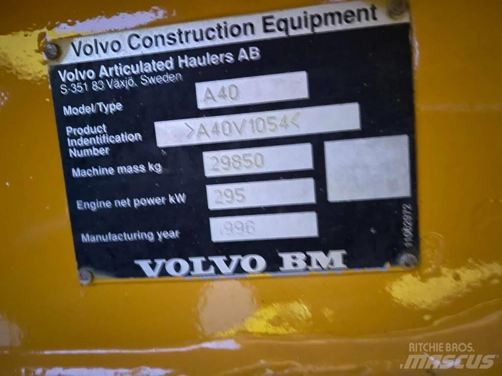 Volvo A40C Rammestyrte Dumpere