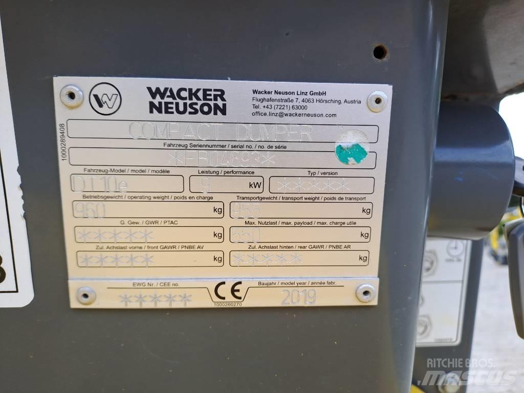 Wacker Neuson DT10e Beltedumpere