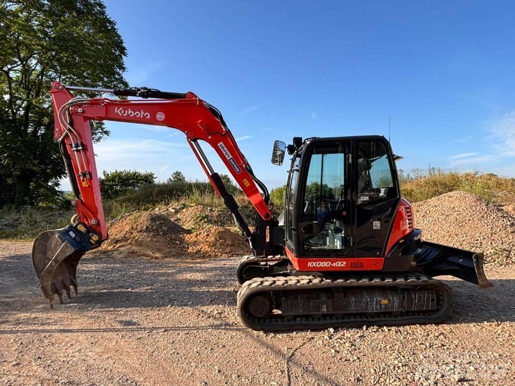 Kubota KX 080-4 Minigravere <7t
