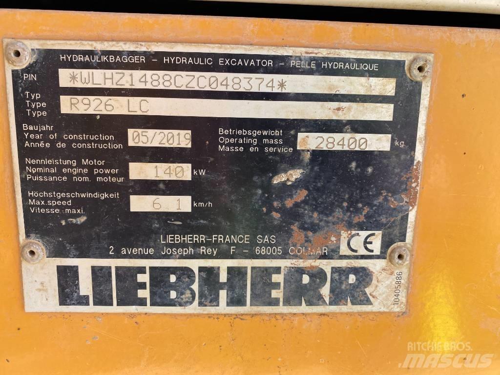 Liebherr R 926 Beltegraver