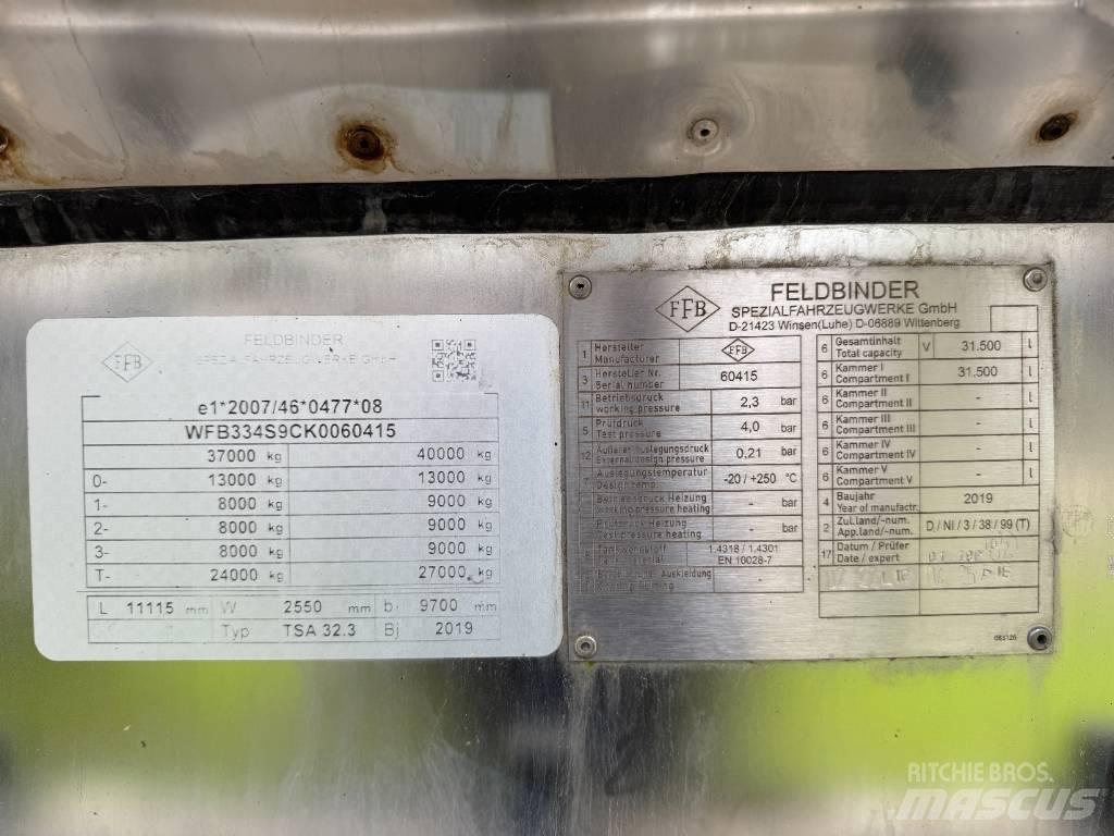 Feldbinder TSA 32.3 Tanktrailere