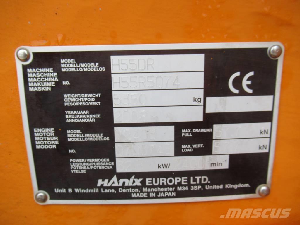 Hanix H 55 DR Minigravere <7t