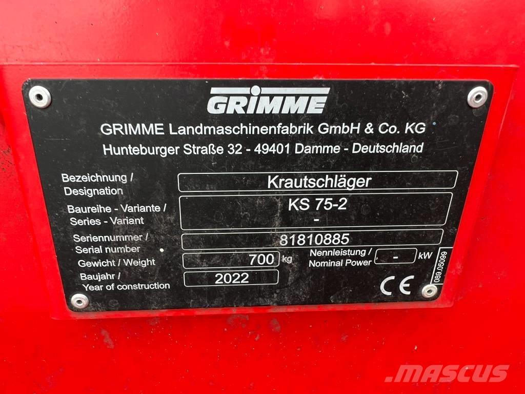 Grimme KS 75-2 Risknusere