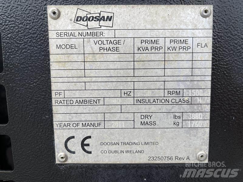 Doosan G 40 Diesel Generatorer