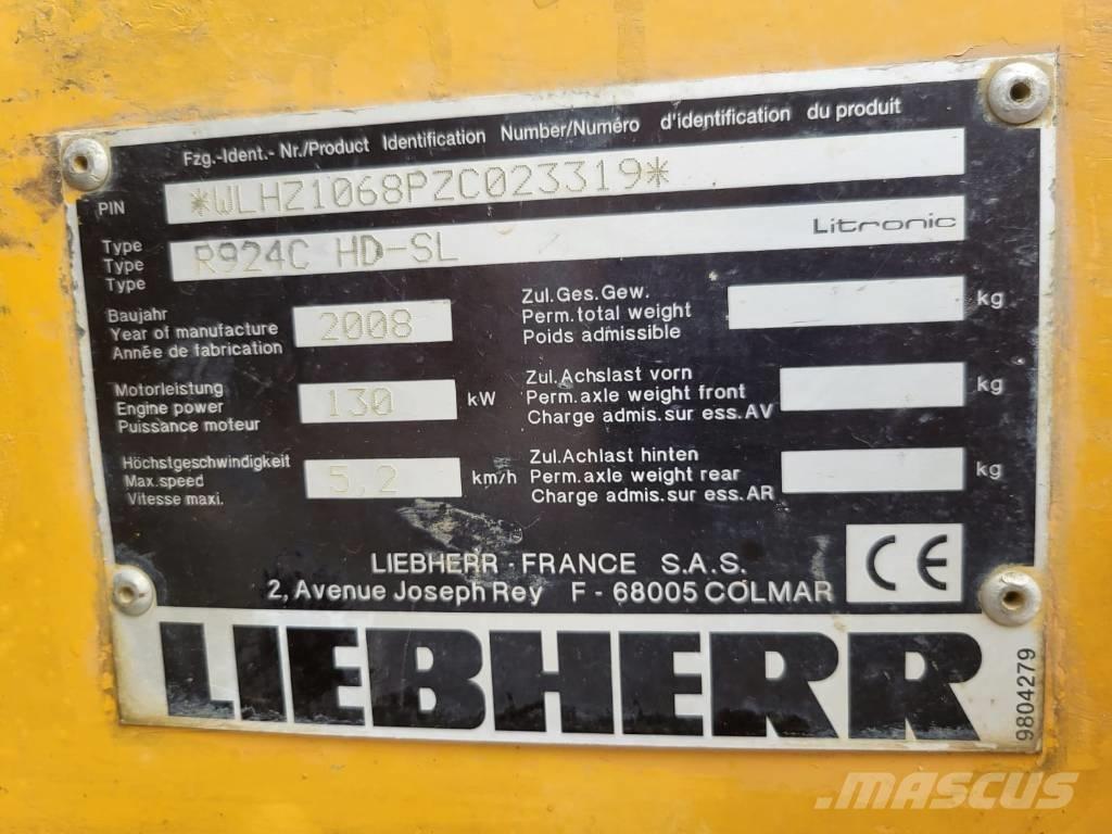 Liebherr R924 C SL Beltegraver