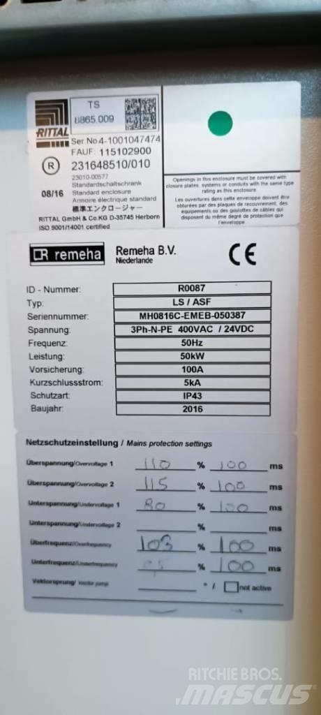  Remeha ELW 50-100 Gass Generatorer
