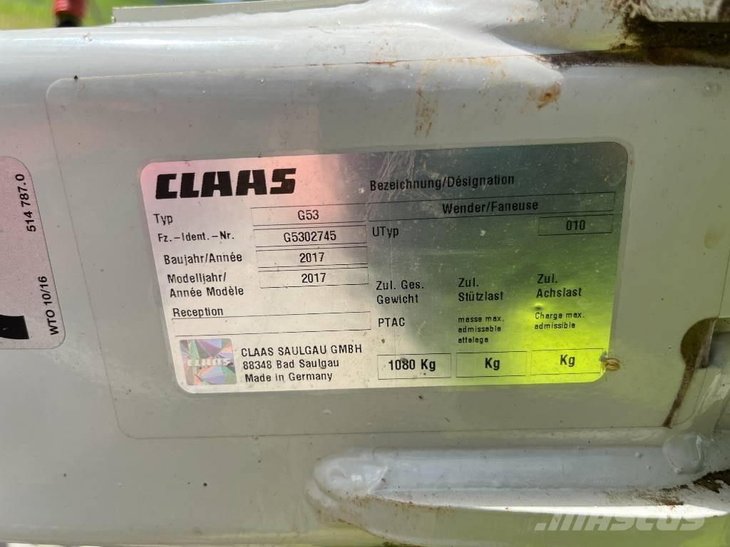 CLAAS Volto 800 Raker og høyvendere