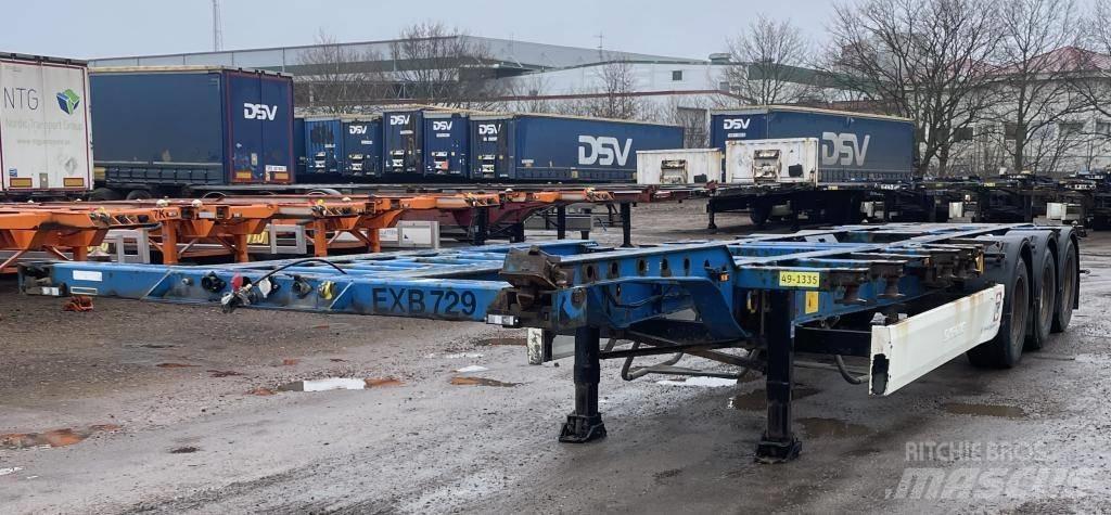 Krone Krone SDC27 Containerchassis Semitrailere