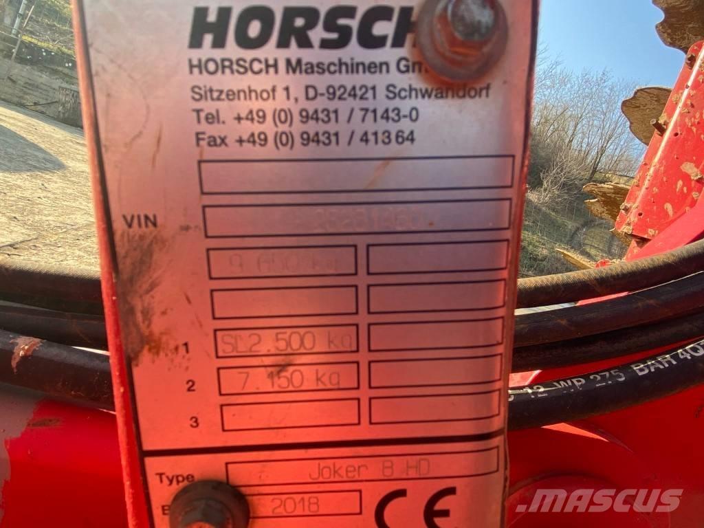 Horsch Joker 8 HD Skålharver