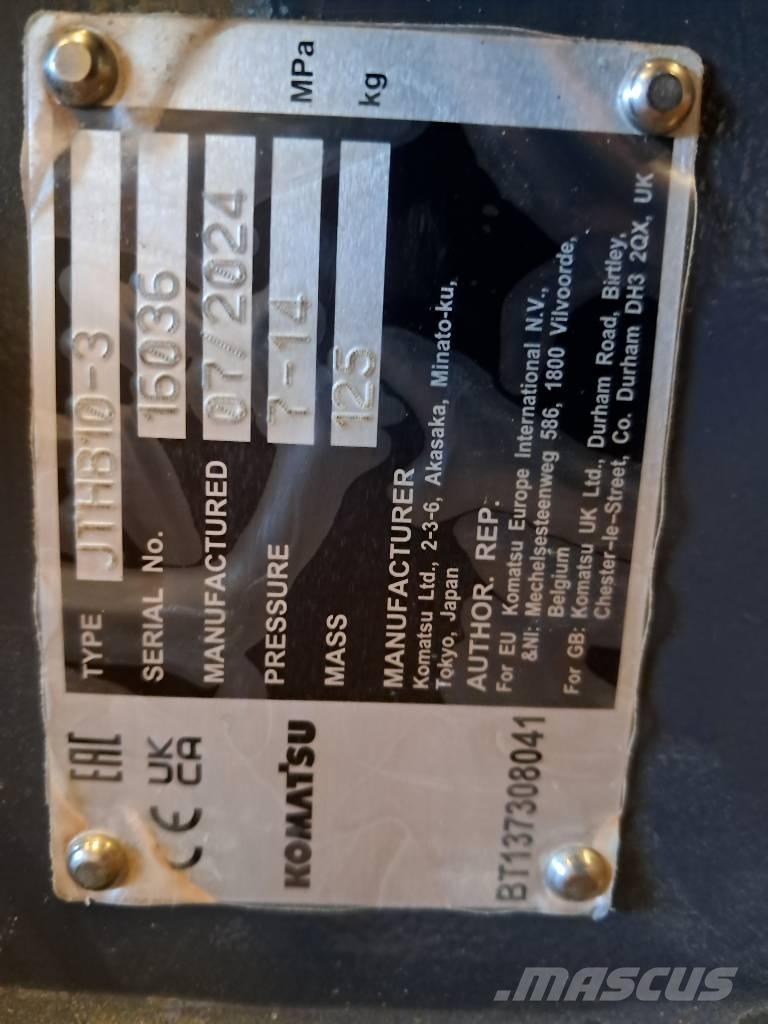 Komatsu JTHB10-3 Hydrauliske hammere