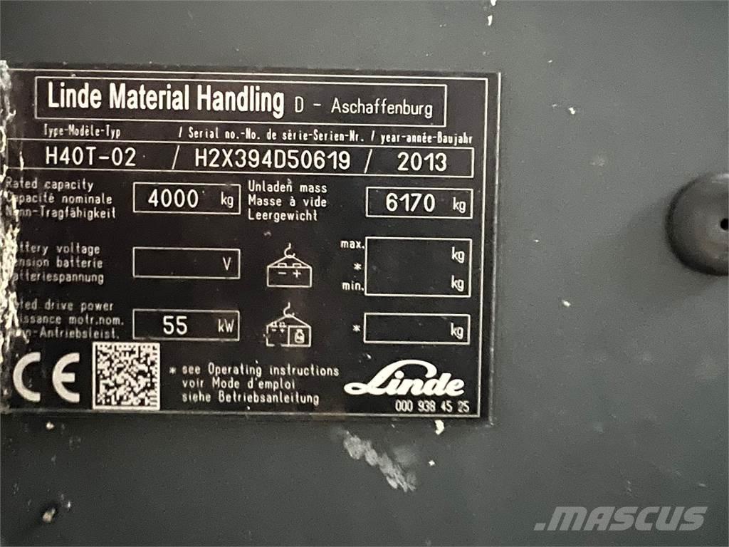 Linde H40T-02 Propan trucker