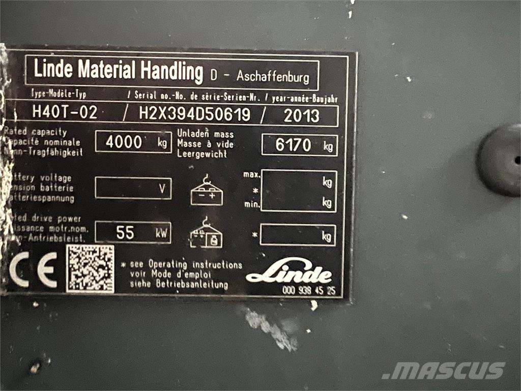 Linde H40T-02 Propan trucker