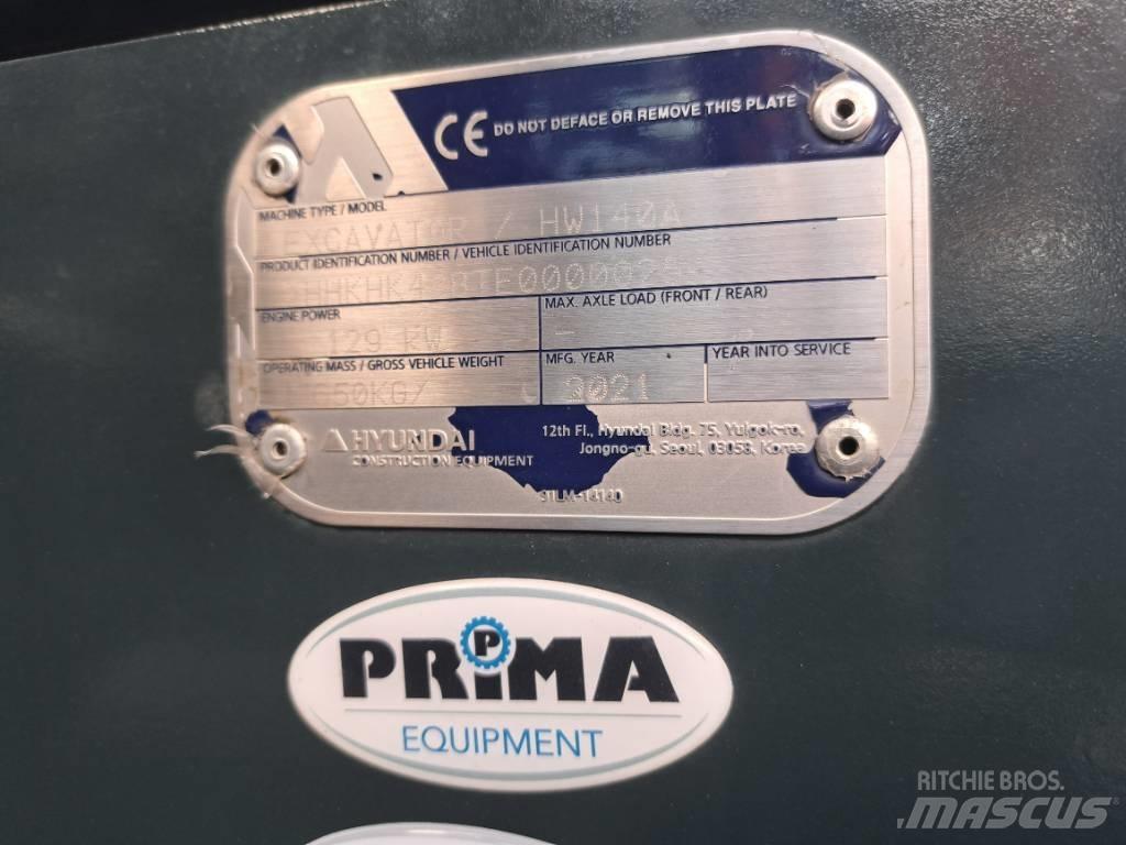Hyundai HW140A Hjulgravere