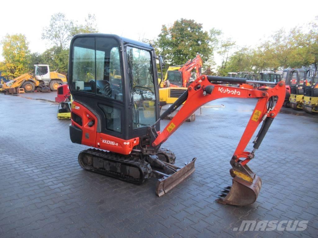 Kubota KX 016-4 Minigravere <7t