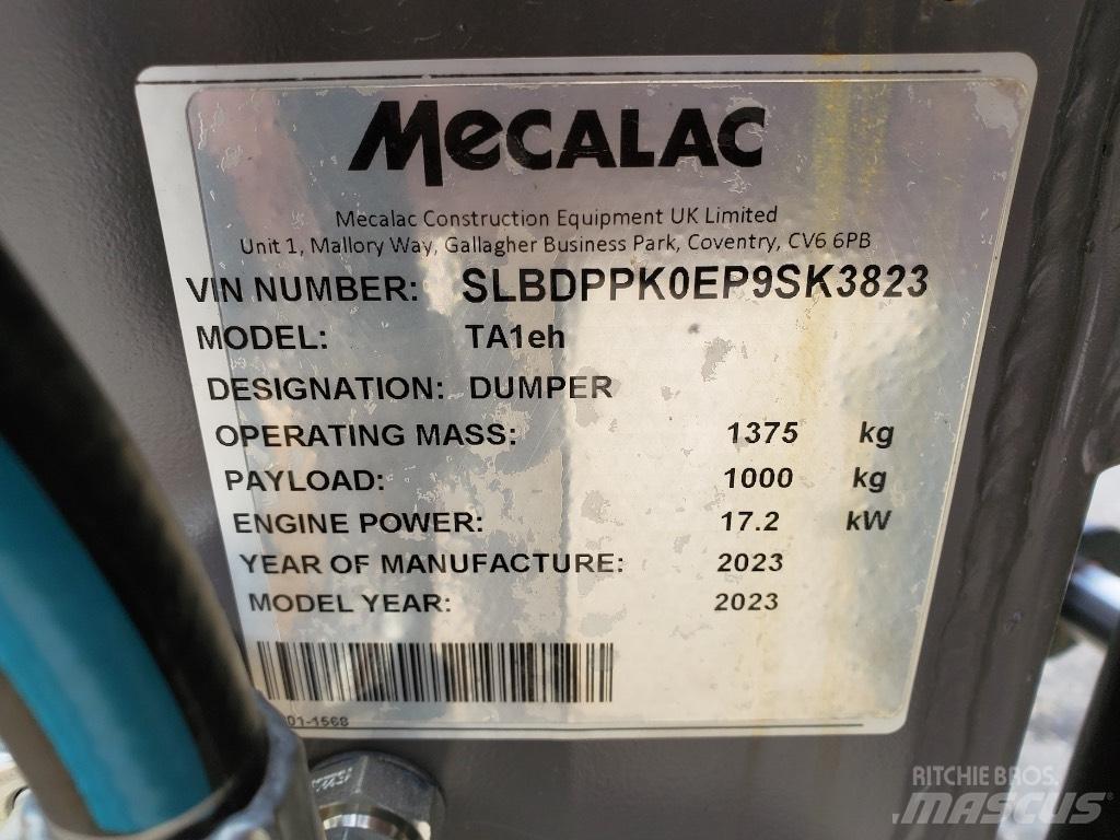 Mecalac TA1EH Mini dumpere