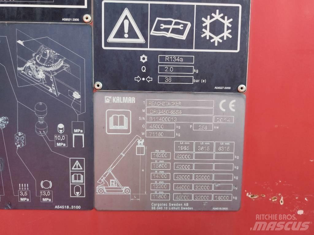 Kalmar DRG450-65S6 Reachstackere
