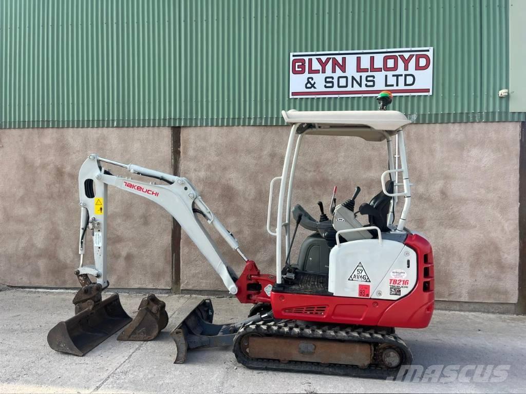 Takeuchi TB 216 Minigravere <7t