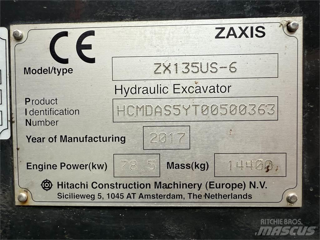 Hitachi ZX135US-6 Beltegraver