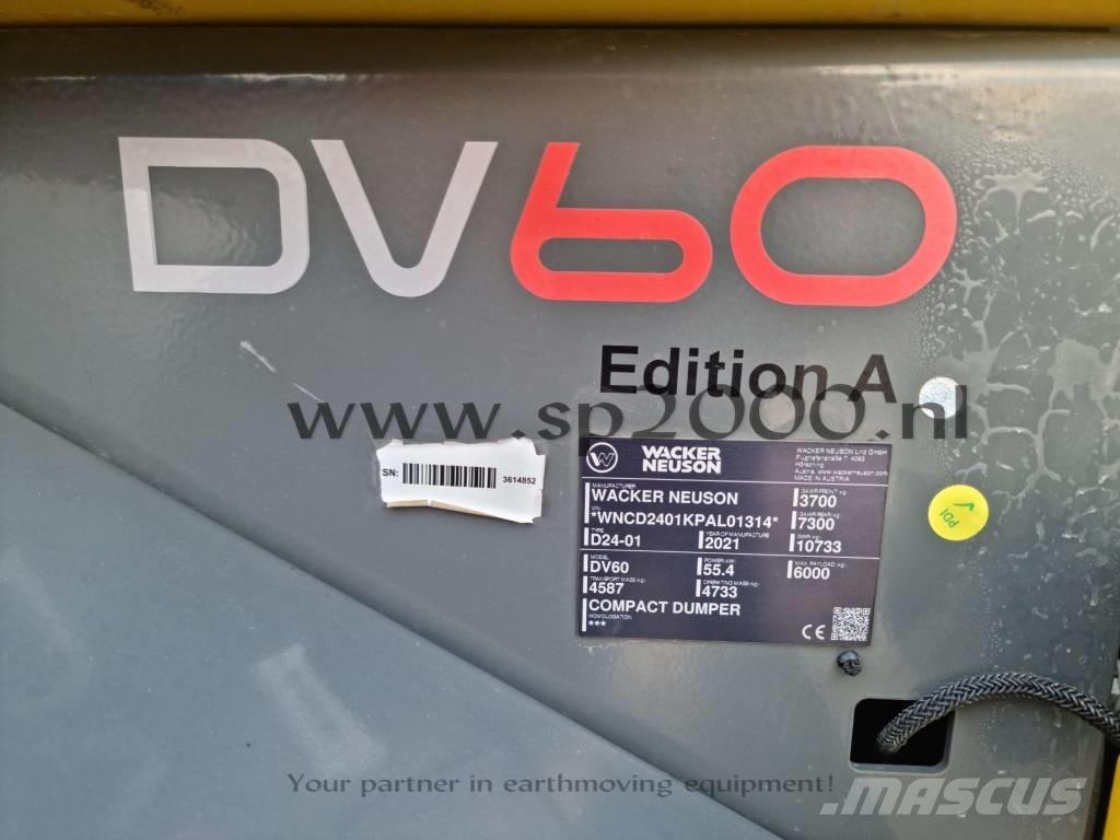 Wacker Neuson DV 60 Mini dumpere